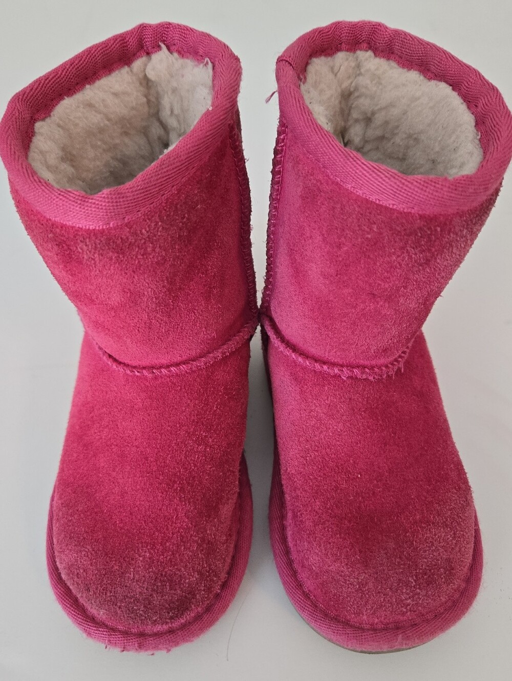 Koolaburra By UGG Hot Pink Shearling-Lined Kids Little Girls Boots Size 7